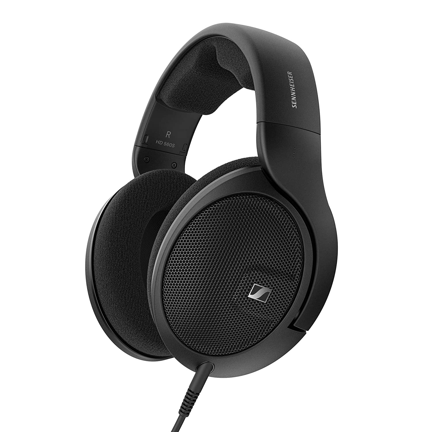 Sennheiser HD 560s Wired Over Ear Headphones With Mic Black 
