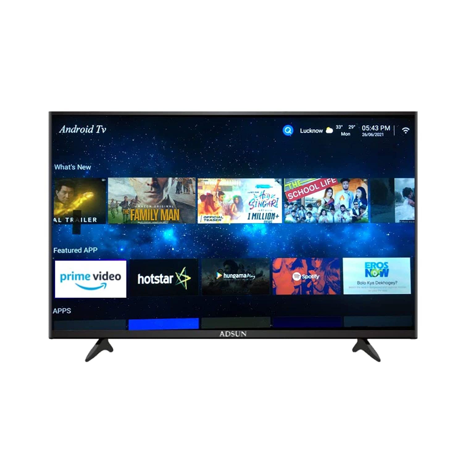 ADSUN Smart LED TV